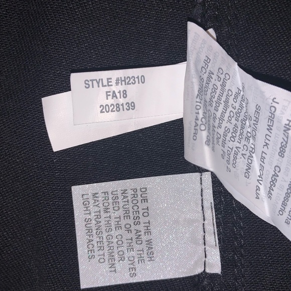 Madewell Metropolis Snap Jean Skirt Black NWT - Picture 9 of 9